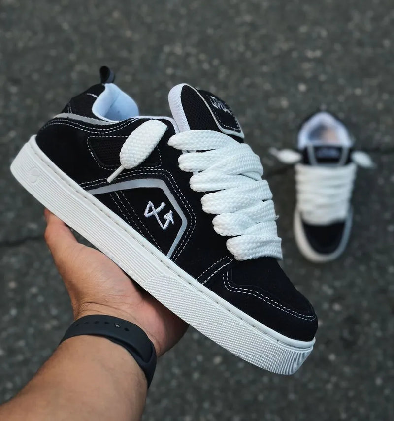 Tênis lokal 01 big preto branco