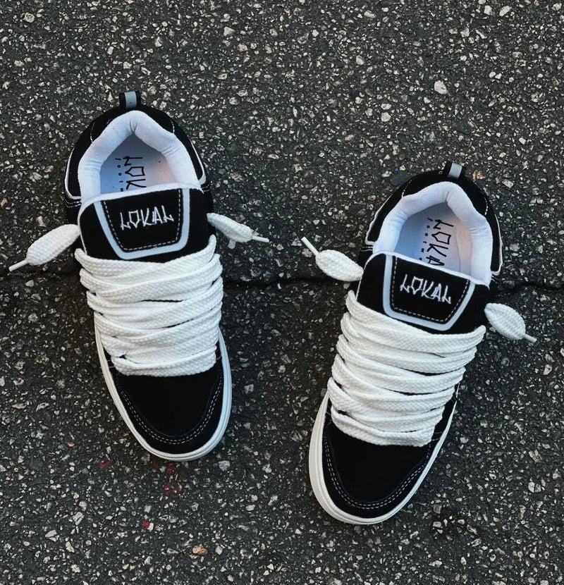 Tênis lokal 01 big preto branco