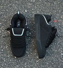 Tênis lokal big preto nobuck prata