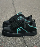 Tênis lokal big - todo preto verde agua