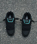 Tênis lokal big - todo preto verde agua