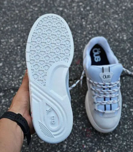 Tênis ous fluente gtx cinza azul branco essencial