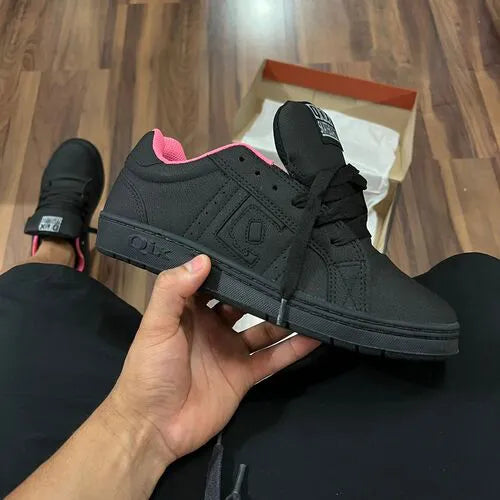 Tênis qix combat preto/pink 0008