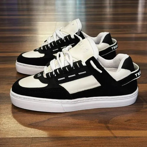 Tênis tesla coil black white UV purple