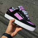 Tênis tesla coil black white UV purple