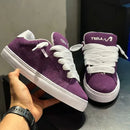 Tênis tesla hertz purple camurça