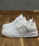 Tênis tesla shine model djorge oliveira all white