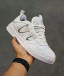 Tênis tesla shine model djorge oliveira all white