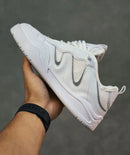 Tênis tesla shine model djorge oliveira all white