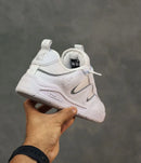 Tênis tesla shine model djorge oliveira all white